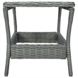 vidaXL 3 Piece Steel Garden Lounge Set in Black/Gray