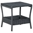 vidaXL 3 Piece Steel Garden Lounge Set in Black/Gray