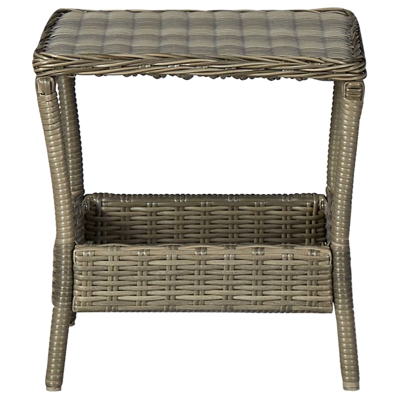 vidaXL 3 Piece Steel Garden Lounge Set in Black/Brown