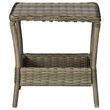 vidaXL 3 Piece Steel Garden Lounge Set in Black/Brown