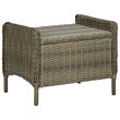 vidaXL 3 Piece Steel Garden Lounge Set in Black/Brown