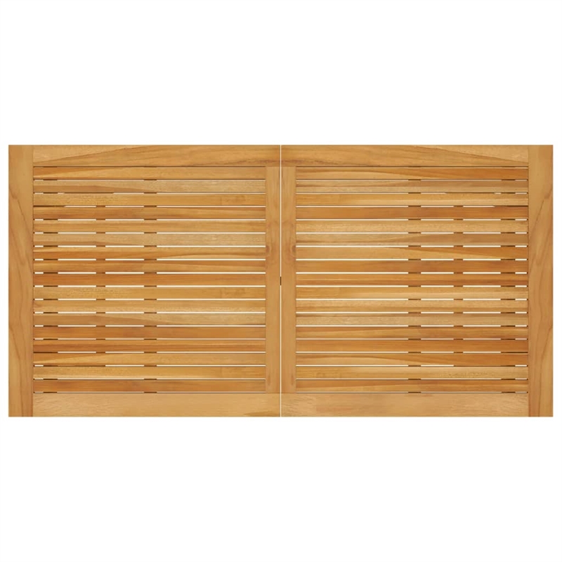 vidaXL 5 Piece Solid Acacia Wood Bar Set in Gray/Anthracite