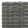 vidaXL 5 Piece Solid Acacia Wood Bar Set in Gray/Anthracite