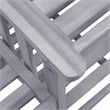 vidaXL Solid Acacia Wood Furniture Set in Gray/Beige