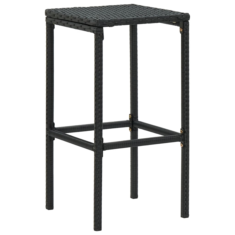 vidaXL Bar Set in Black/Cream