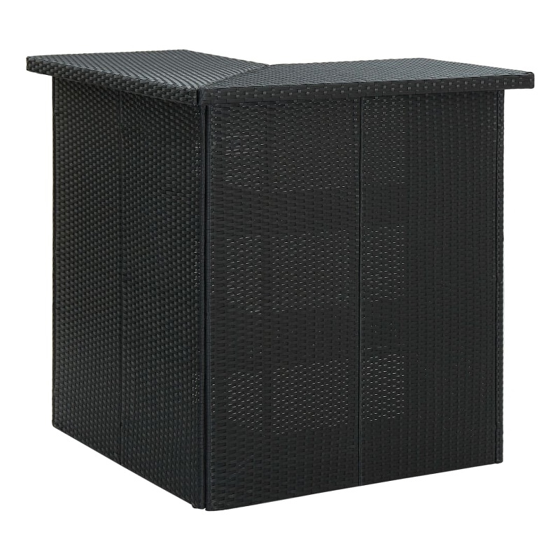 vidaXL Bar Set in Black/Cream