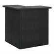 vidaXL Bar Set in Black/Cream