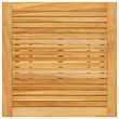 vidaXL 3 Piece Solid Acacia Wood Medium Bar Set in Brown/Cream