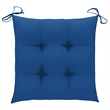 vidaXL Solid Acacia Wood Furniture Set in Gray/Blue