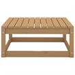 vidaXL 9 Piece Wood Garden Lounge Set in Brown
