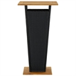vidaXL 5 Piece Solid Acacia Wood Bar Set in Black