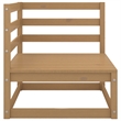 vidaXL 10 Piece Wood Garden Lounge Set in Brown