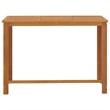 vidaXL 9 Piece Solid Acacia Wood Large Bar Set in Black/Natural