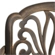 vidaXL 5 Piece Aluminum Medium Bistro Set in Bronze