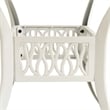 vidaXL 5 Piece Round Traditional Aluminum Bistro Set