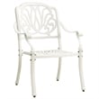 vidaXL 5 Piece Round Traditional Aluminum Bistro Set