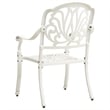 vidaXL 5 Piece Round Traditional Aluminum Bistro Set