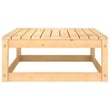 vidaXL 3 Piece Wood Garden Lounge Set in Natural