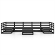vidaXL 8 Piece Wood Garden Lounge Set in Black
