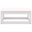 vidaXL 8 Piece Wood Medium Garden Lounge Set in White