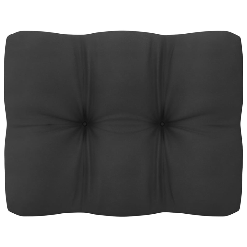 vidaXL 7 Piece Wood Garden Lounge Set in Black