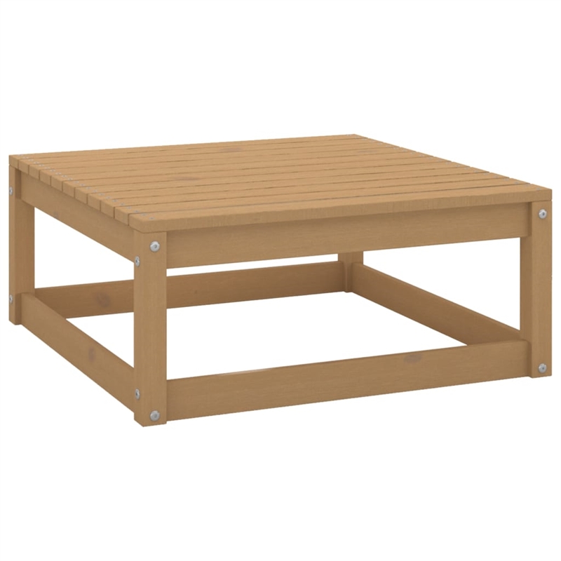 vidaXL 13 Piece Wood Garden Lounge Set in Brown