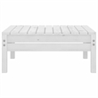 vidaXL 7 Piece Wood Medium Garden Lounge Set in White