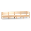 vidaXL 4 Piece Wood Medium Garden Lounge Set in Natural