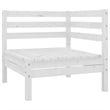 vidaXL 9 Piece Wood Large Garden Lounge Set in White