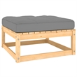 vidaXL 10 Piece Wood Garden Lounge Set in Natural