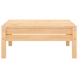 vidaXL 3 Piece Wood Medium Garden Lounge Set in Natural