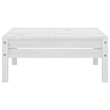vidaXL 5 Piece Wood Small Garden Lounge Set in White