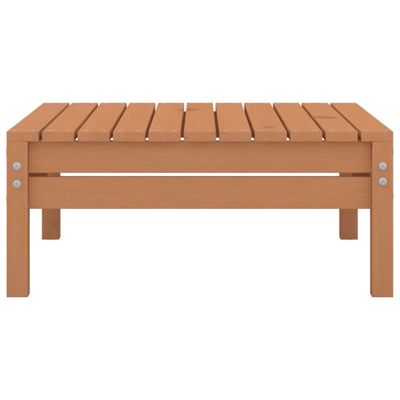 vidaXL 4 Piece Wood Medium Garden Lounge Set in Brown