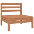 vidaXL 6 Piece Wood Garden Lounge Set in Brown