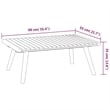 vidaXL 7 Piece Solid Acacia Wood Large Garden Lounge Set in White/Gray