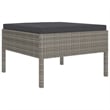 vidaXL 5 Piece Garden Lounge Set in Gray