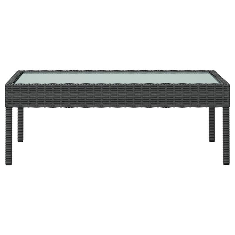 vidaXL 8 Piece Steel Garden Lounge Set in Black