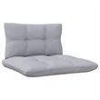 vidaXL 13 Piece Wood Small Garden Lounge Set in Gray/Natural