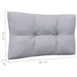 vidaXL 4 Piece Wood Garden Lounge Set in Gray