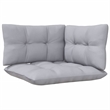 vidaXL 6 Piece Wood Garden Lounge Set in Gray/Natural