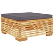 vidaXL 11 Piece Wood Garden Lounge Set in Gray/Natural