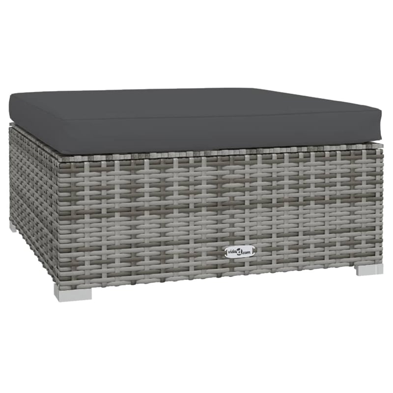 vidaXL 7 Piece Garden Lounge Set in Gray