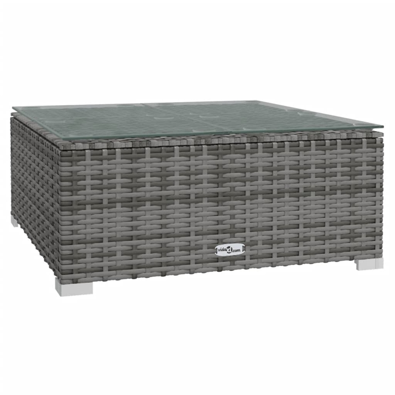 vidaXL 10 Piece Steel Large Garden Lounge Set in Gray/Anthracite