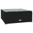 vidaXL 9 Piece Garden Lounge Set in Black/Blue