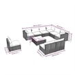 vidaXL Garden Lounge Set in Brown