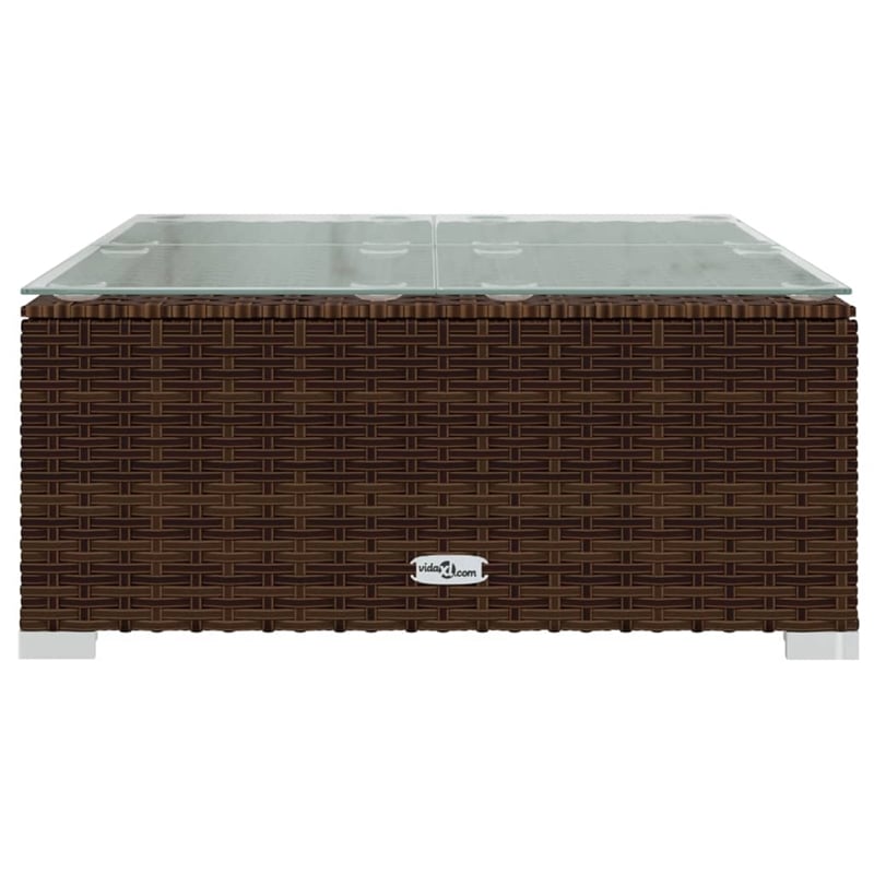 vidaXL Medium Garden Lounge Set in Brown