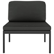 vidaXL 4 Piece Aluminum Garden Lounge Set in Anthracite