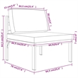 vidaXL 8 Piece Aluminum Garden Lounge Set in Anthracite