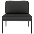vidaXL 8 Piece Aluminum Large Garden Lounge Set in Anthracite
