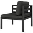 vidaXL 6 Piece Aluminum Large Garden Lounge Set in Anthracite